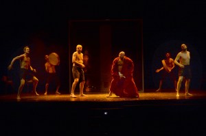 SPETTACOLI BRESCIA CENTRO TRATRALE BRESCIANO EUMENIDI NELLA FOTO SCENA   25/01/2016 REPORTER FAVRETTO